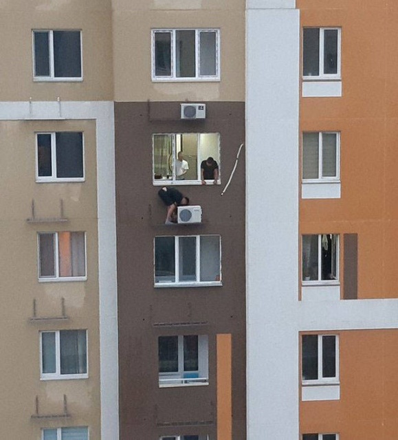 Когда техника безопасности "на высоте"