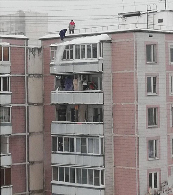 Когда техника безопасности "на высоте"