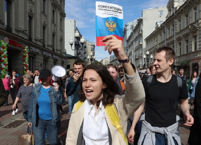 3 августа в Москве прошел митинг "Вернем себе право на выборы"