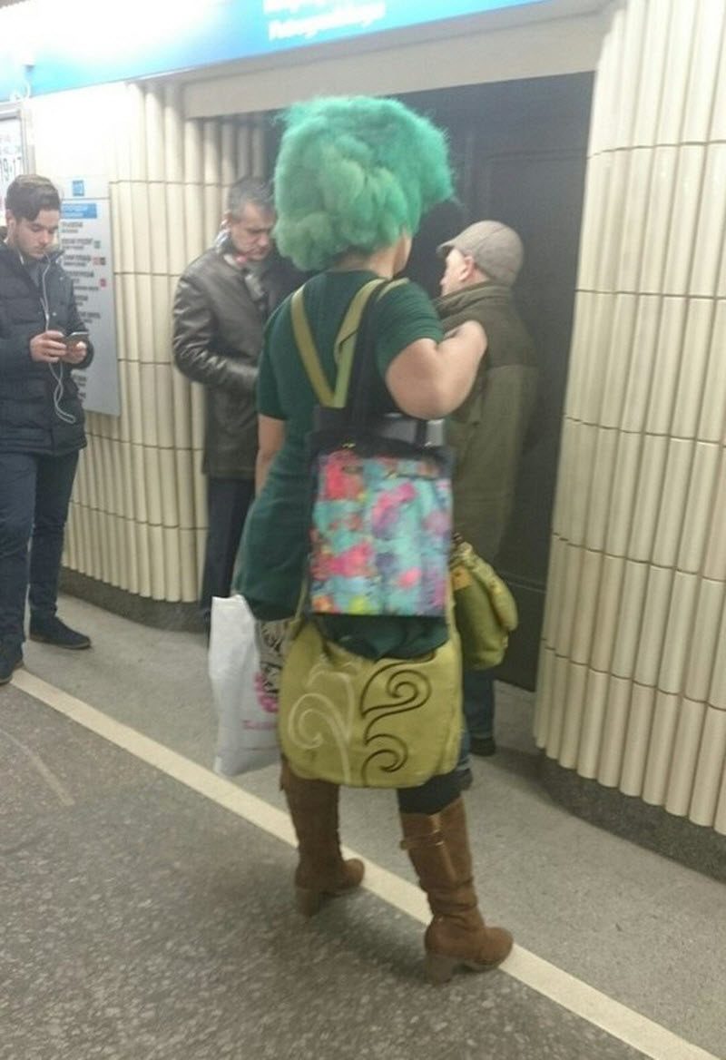 Модники из российского метрополитена