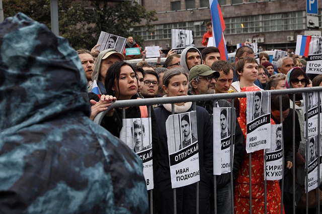 В Москве прошла самая крупная акция протеста с 2011 года