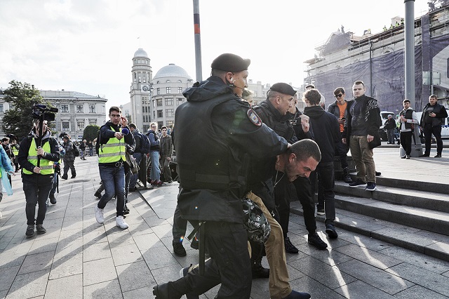 В Москве прошла самая крупная акция протеста с 2011 года