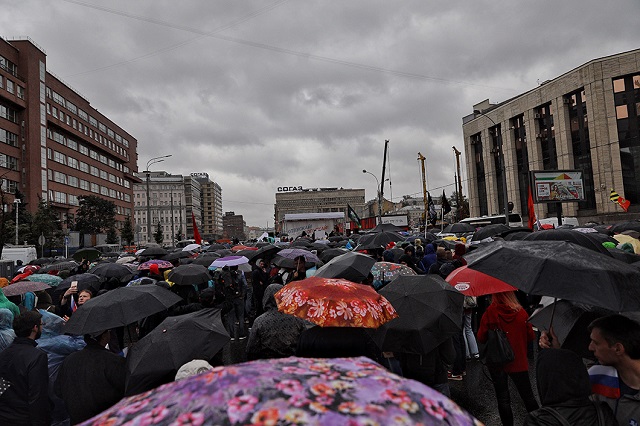 В Москве прошла самая крупная акция протеста с 2011 года