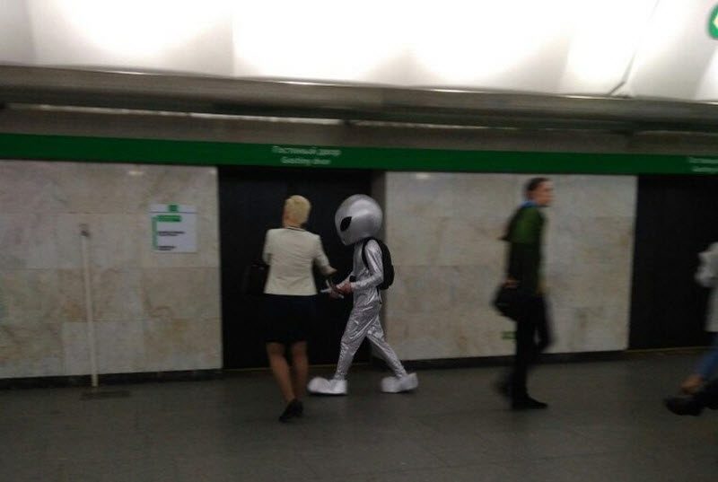 Модники из российского метрополитена