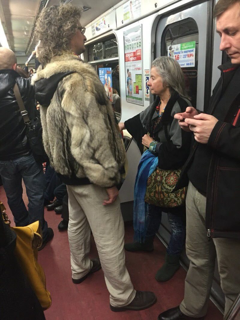 Модники из российского метрополитена