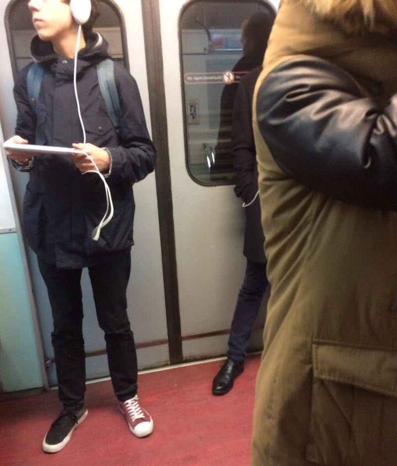 Модники из российского метрополитена