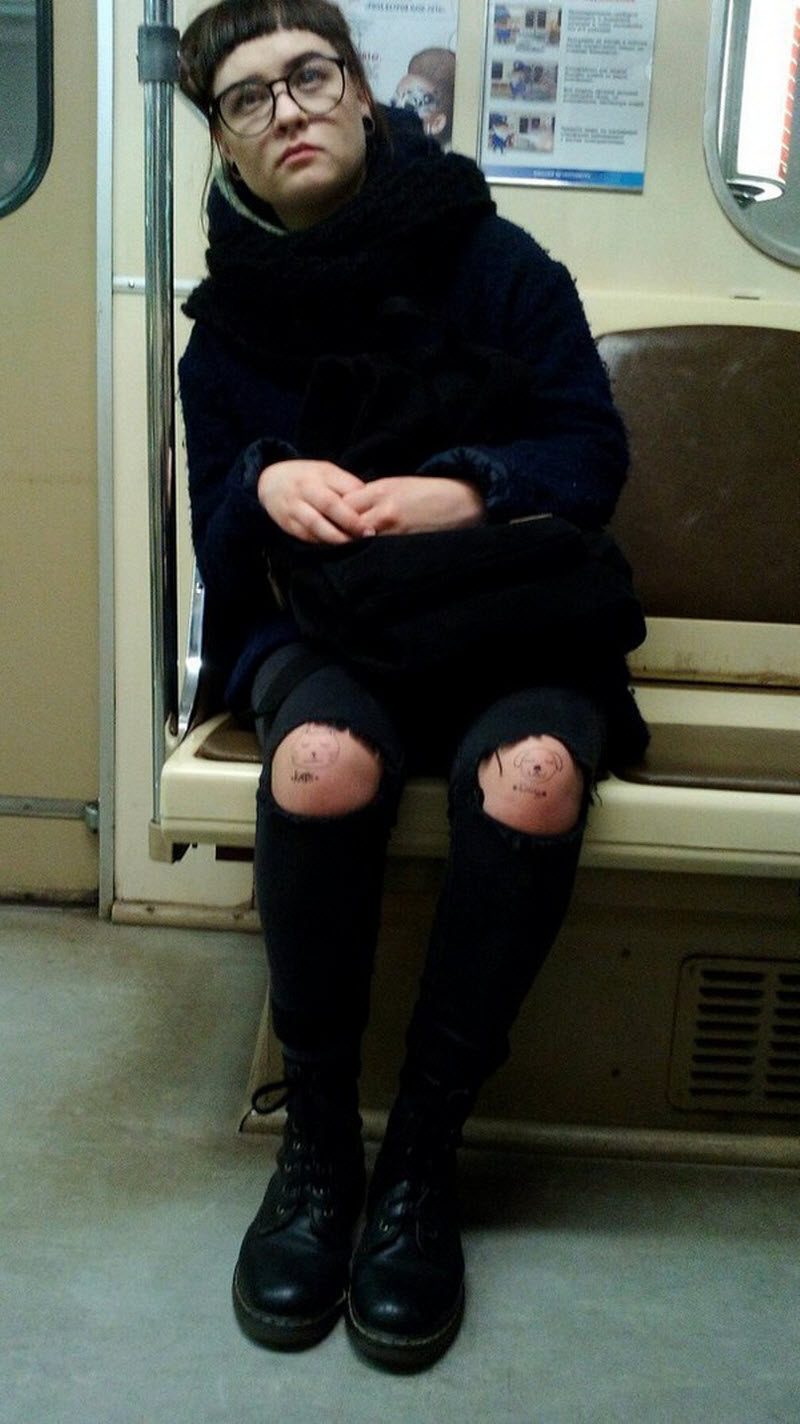Модники из российского метрополитена