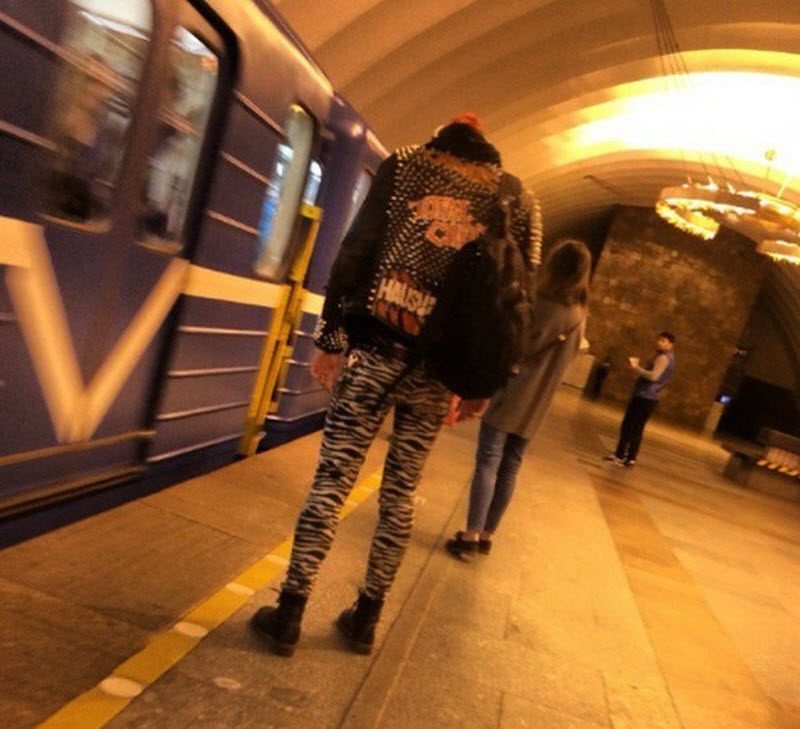 Модники из российского метрополитена