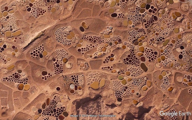 Необычные виды земли с Google Maps