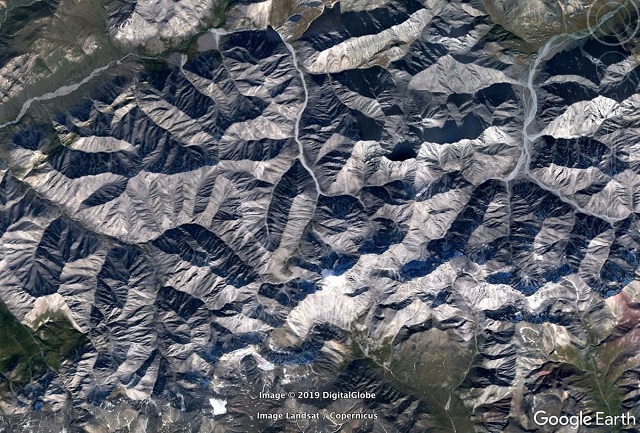 Необычные виды земли с Google Maps