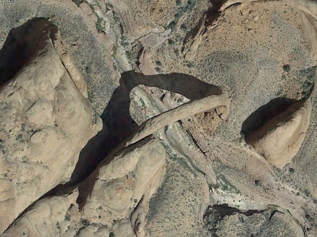 Необычные виды земли с Google Maps