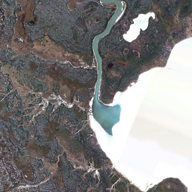 Необычные виды земли с Google Maps