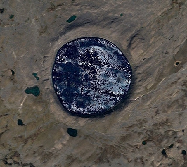 Необычные виды земли с Google Maps
