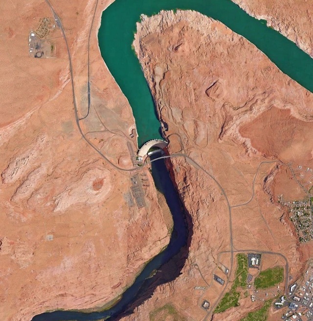 Необычные виды земли с Google Maps