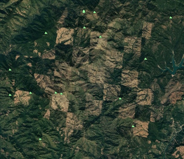 Необычные виды земли с Google Maps