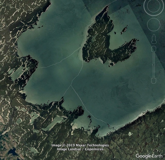 Необычные виды земли с Google Maps