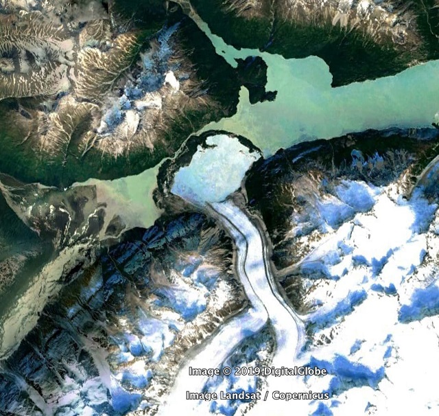 Необычные виды земли с Google Maps