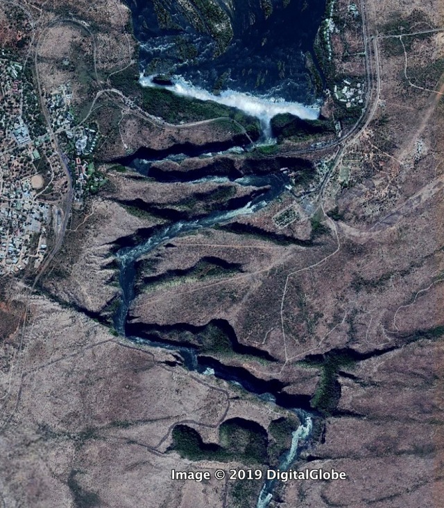 Необычные виды земли с Google Maps