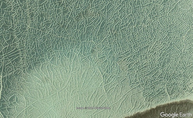 Необычные виды земли с Google Maps