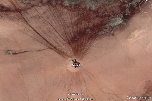 Необычные виды земли с Google Maps
