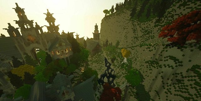Масштабный проект: фанаты "Властелина колец" строят Средиземье в Minecraft