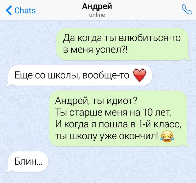 16 примеров того, как не надо флиртовать с девушкой