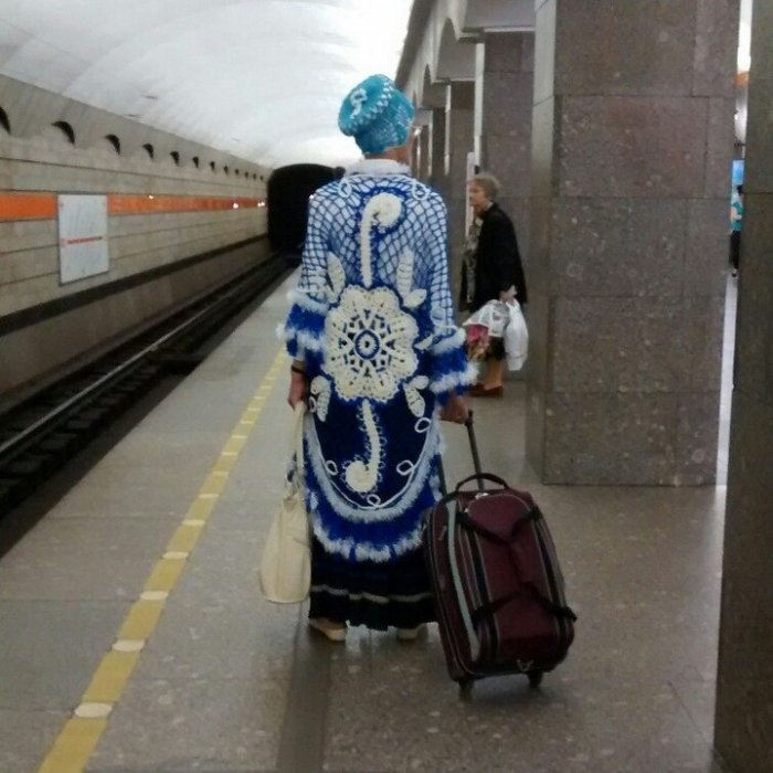 Модники из российского метрополитена