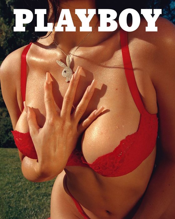 Кайли Дженнер в своей первой фотосессии для журнала Playboy