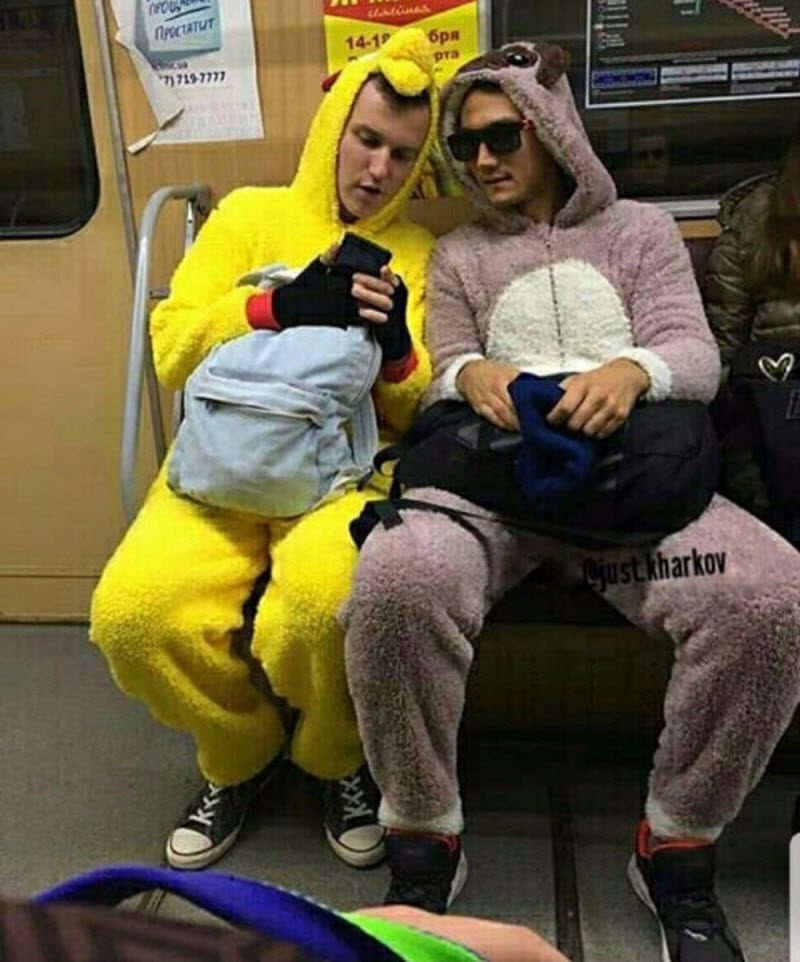Модники из российского метрополитена