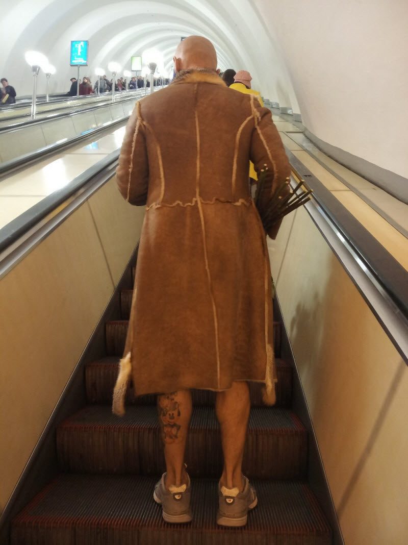 Модники из российского метрополитена
