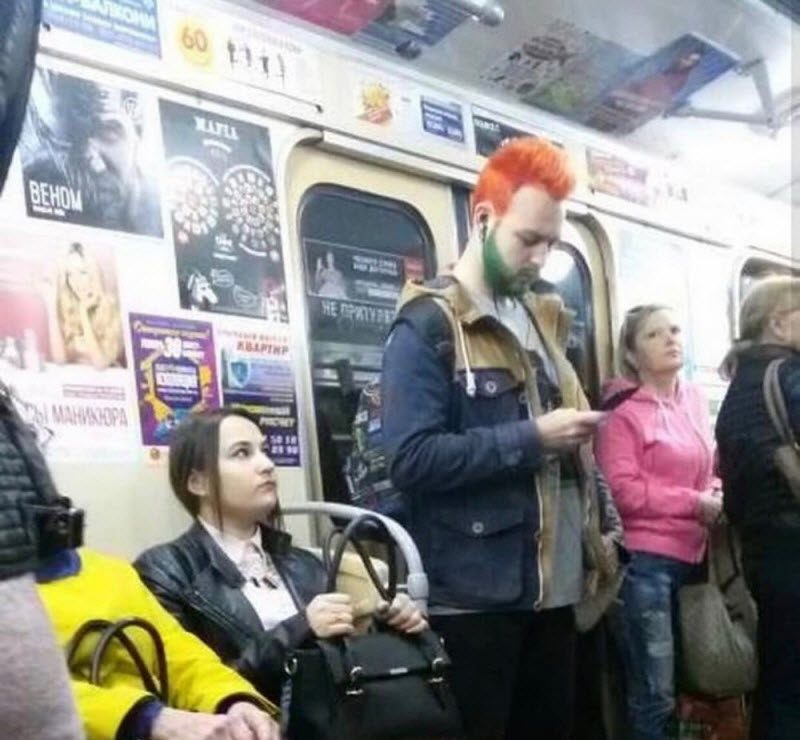 Модники из российского метрополитена