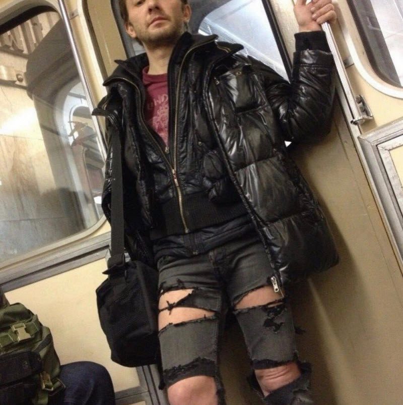 Модники из российского метрополитена