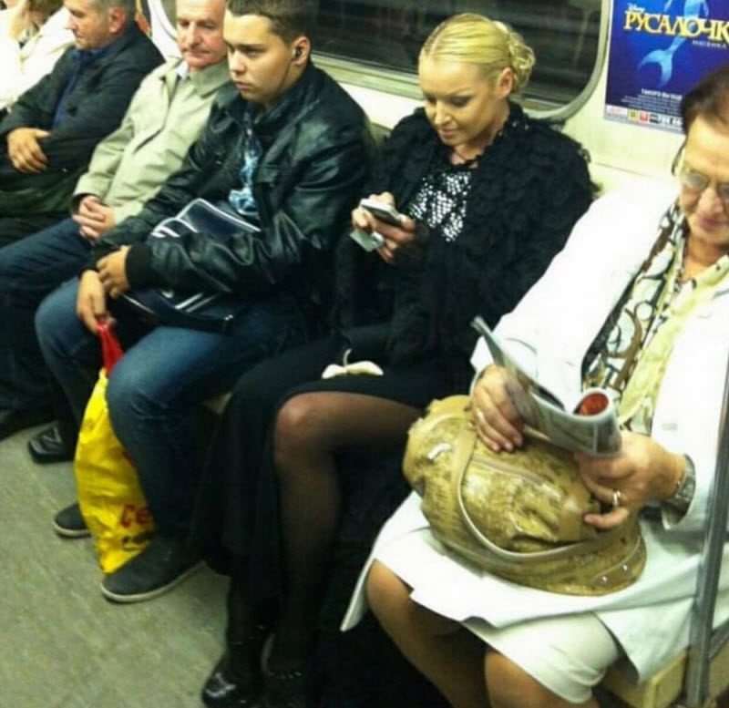 Модники из российского метрополитена