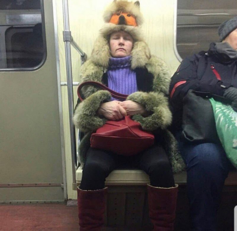 Модники из российского метрополитена