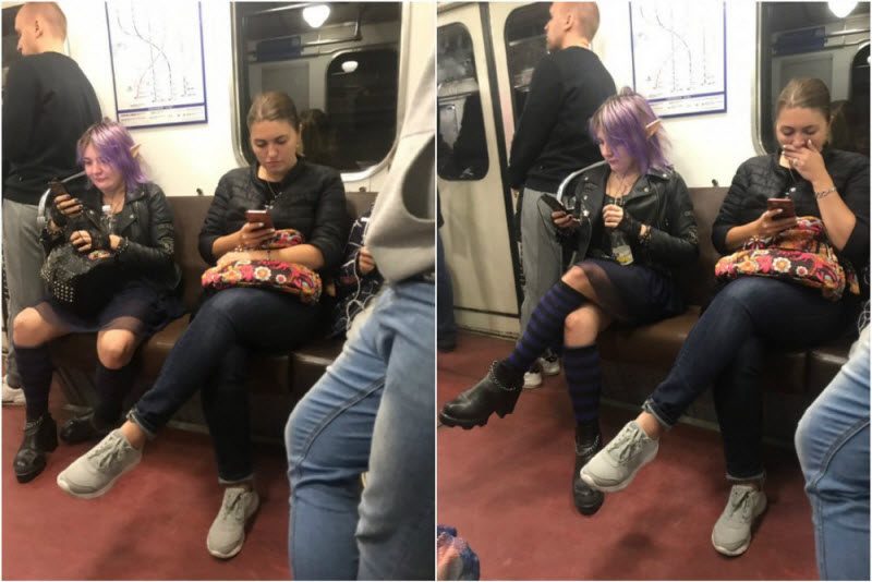 Модники из российского метрополитена