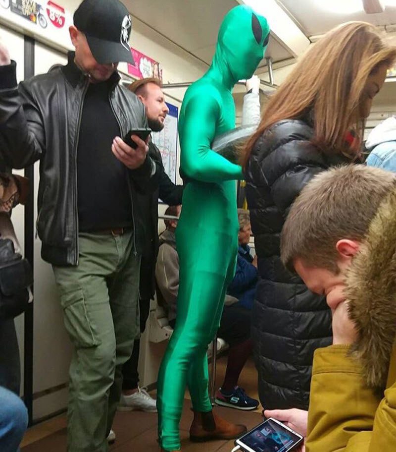 Модники из российского метрополитена