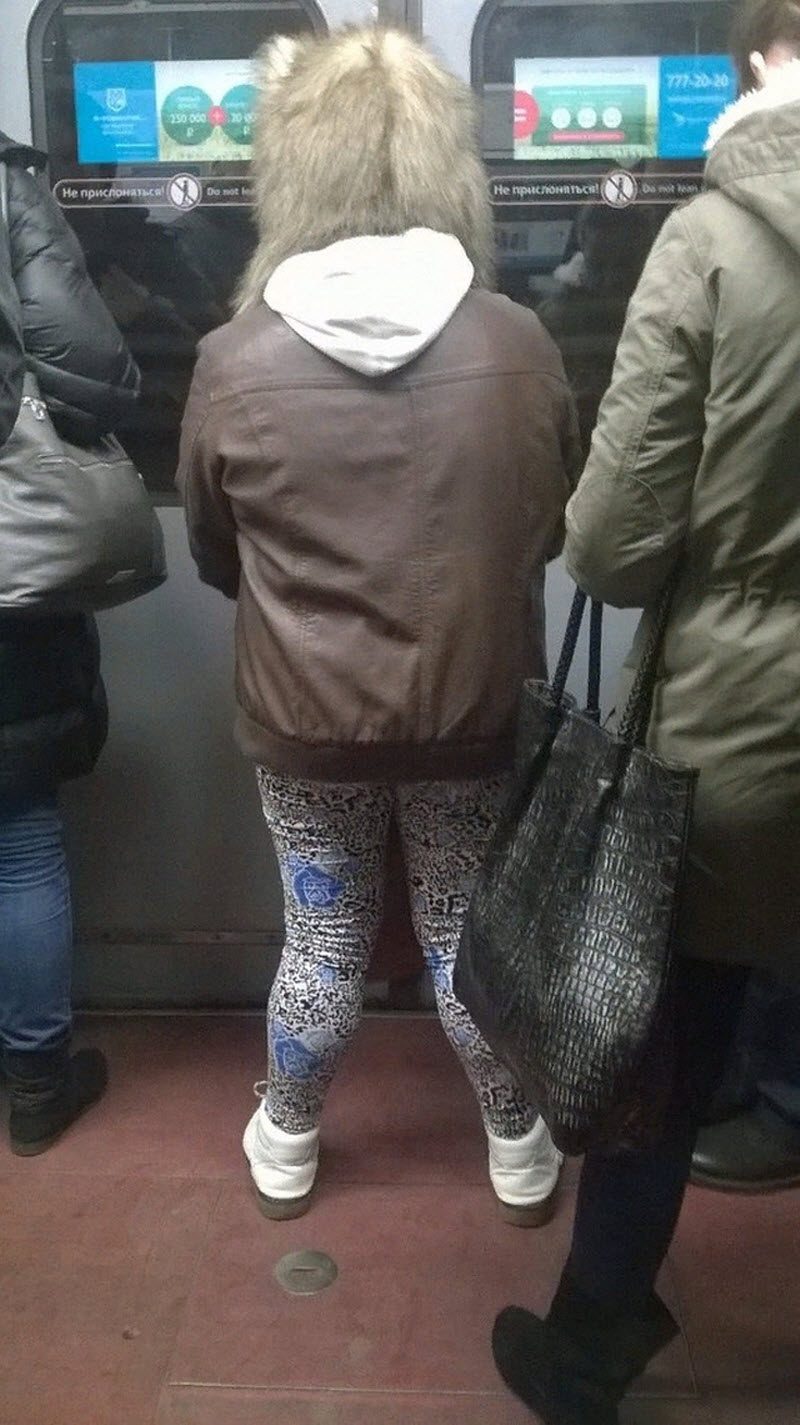 Модники из российского метрополитена