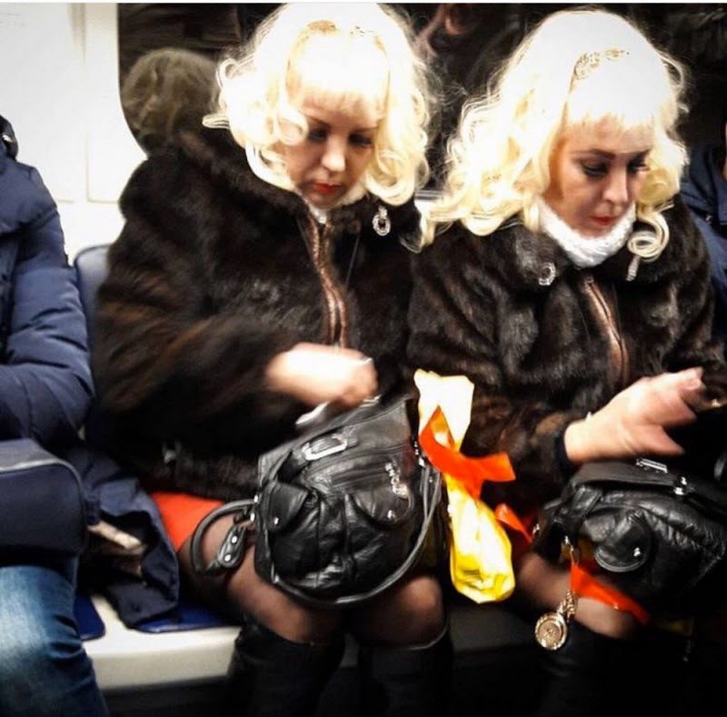 Модники из российского метрополитена