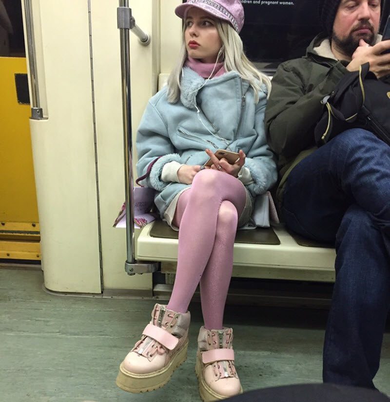 Модники из российского метрополитена