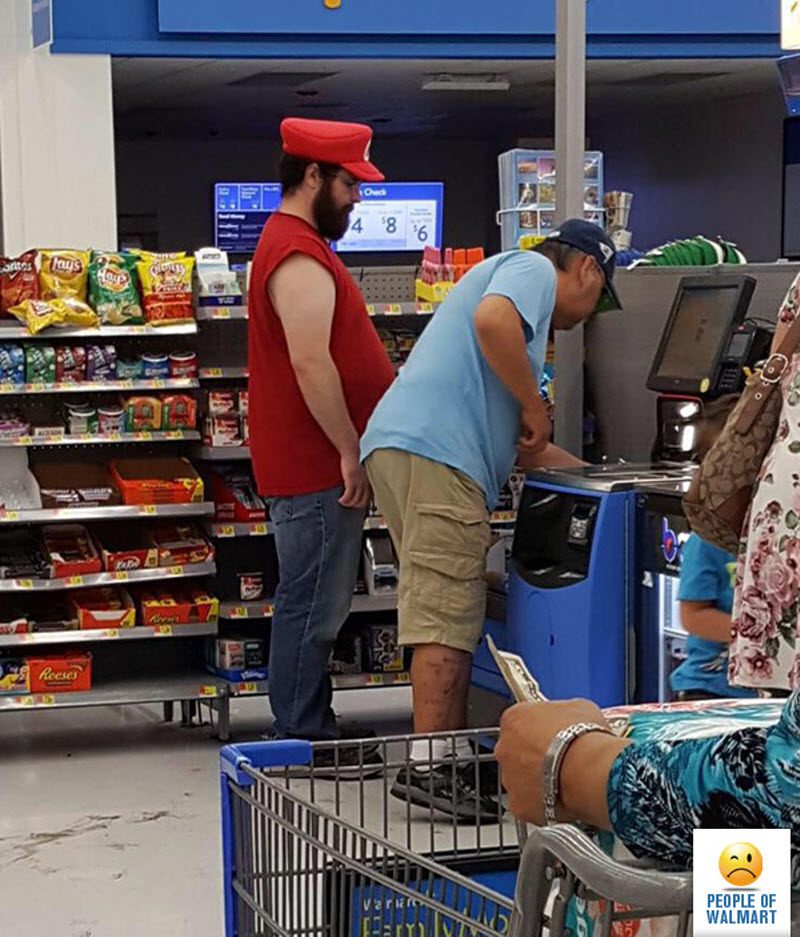 Экстравагантные покупатели Walmart