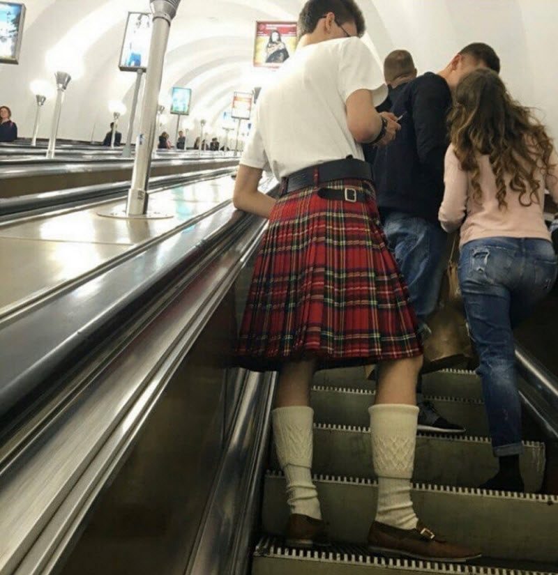 Модники из российского метрополитена