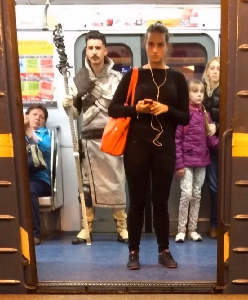 Модники из российского метрополитена