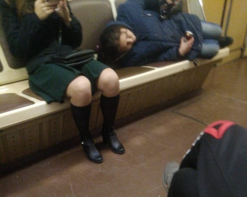 Модники из российского метрополитена