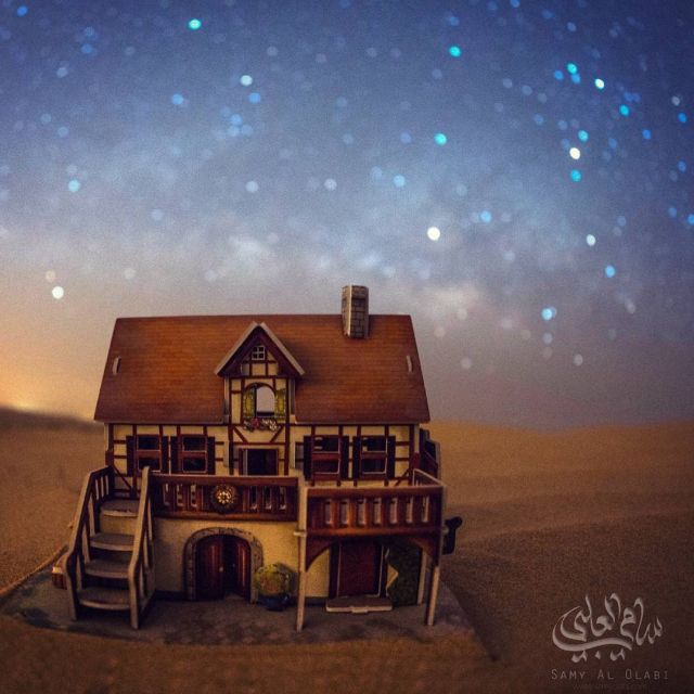 Реалистичные и "космические" мини-фотографии от египетского фотографа