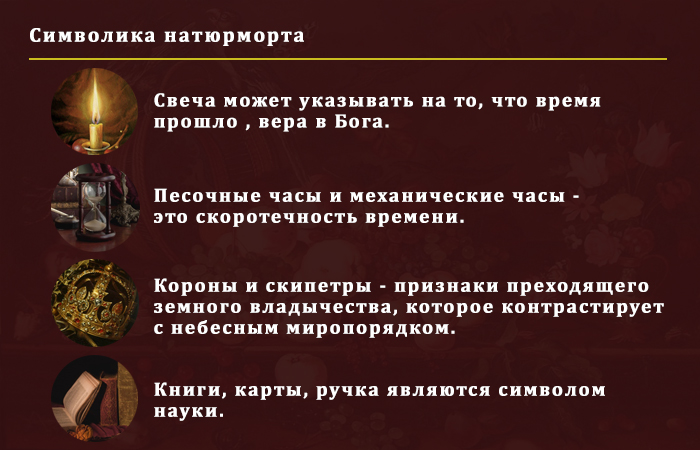 Секретный язык символов натюрморта