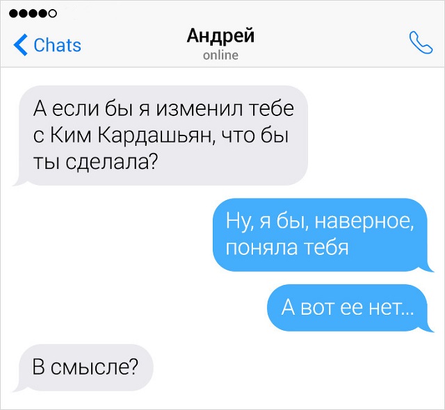 Забавные переписки парней с девушками