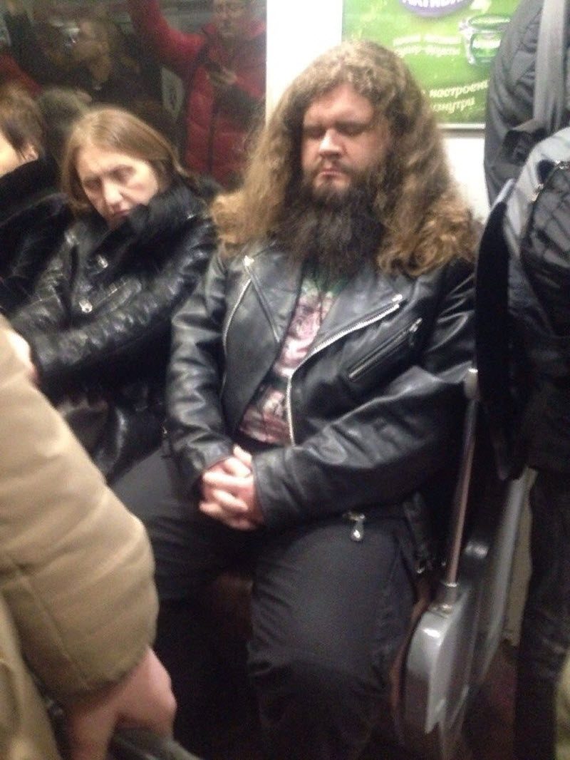 Модники из российского метрополитена