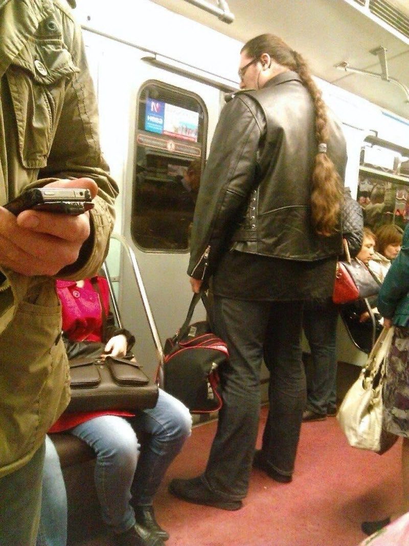 Модники из российского метрополитена