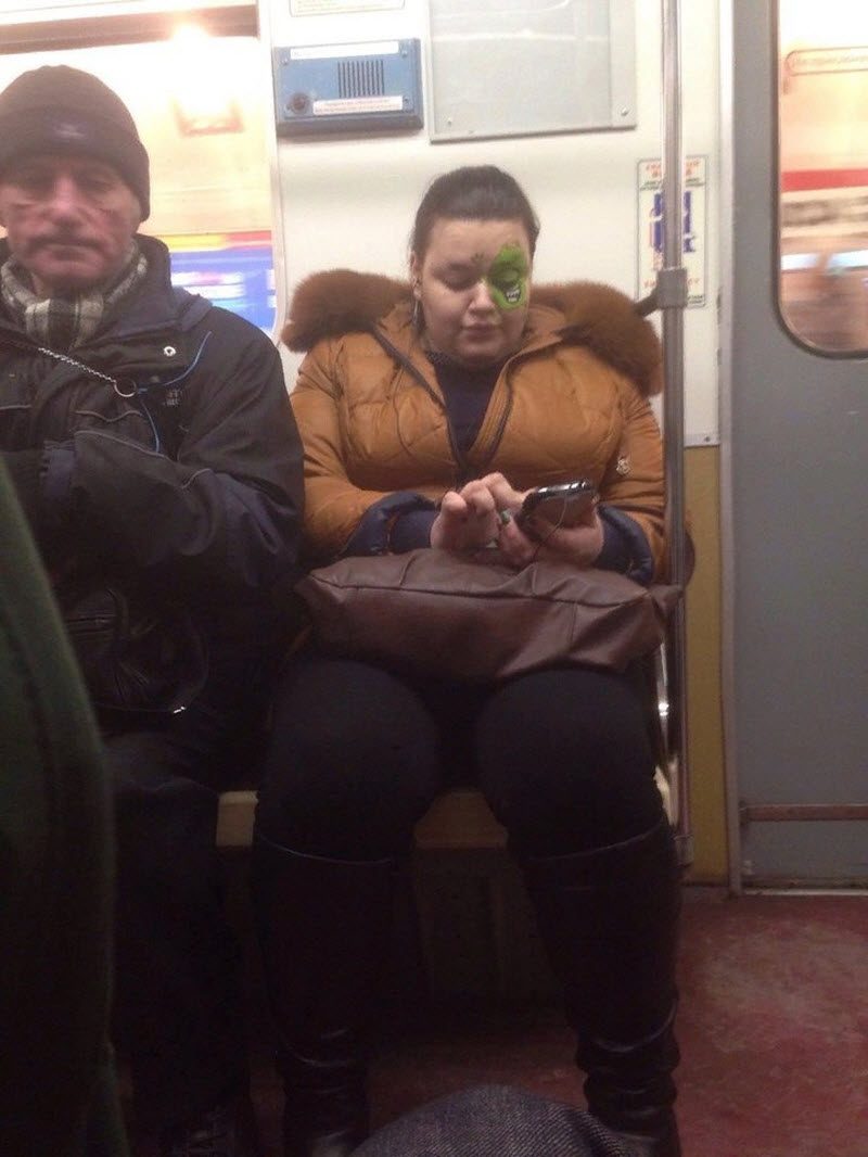 Модники из российского метрополитена