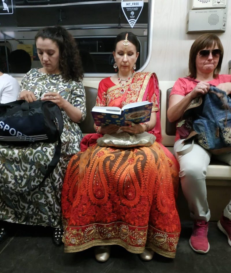 Модники из российского метрополитена